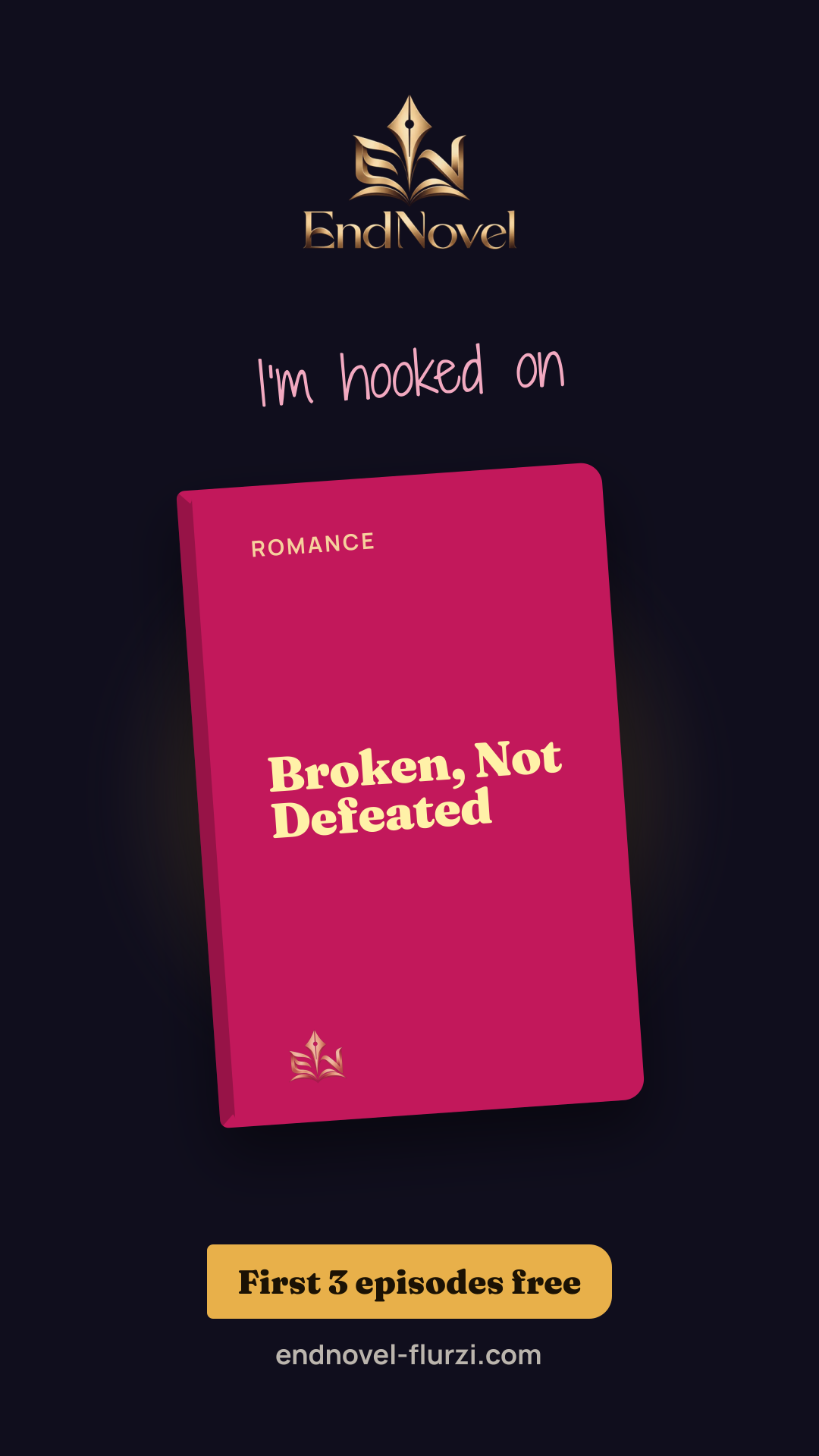 Share card for Broken, Not Defeated